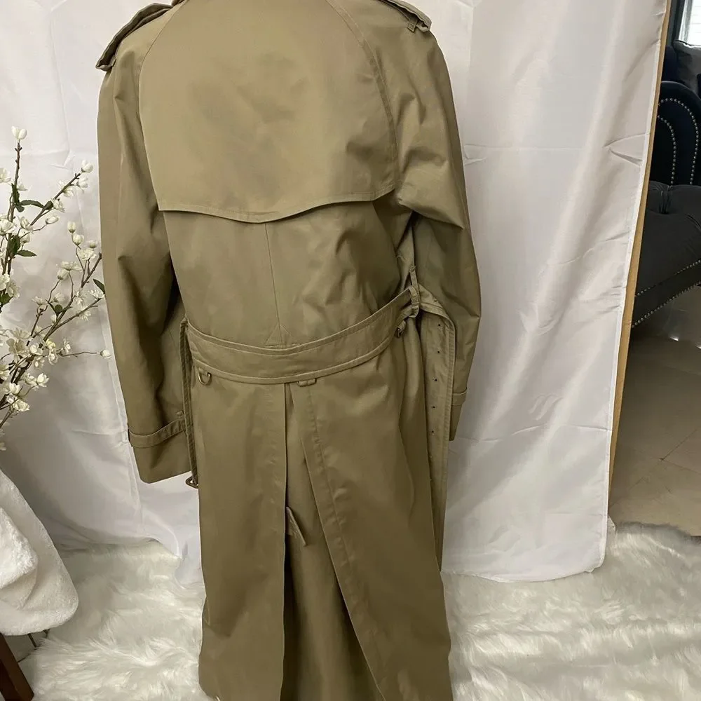 Burberrys London Vintage Camel Tan Trench
Coat Tan Wool Liner - Picture 4 of 15